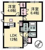 スカイランド B棟の間取り画像