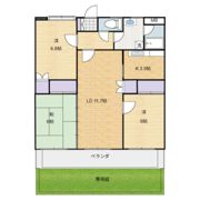 フィアハイムⅢの間取り画像