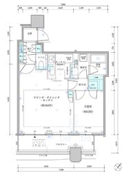 パークタワー勝どき サウス棟の間取り画像