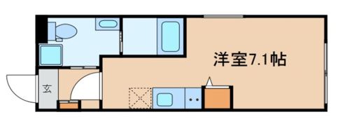 クラヴィール上野田原町の間取り画像
