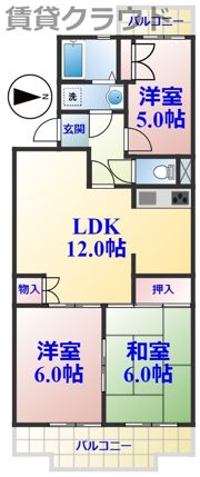 ビューコート学園台の間取り画像