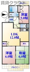 ビューコート学園台の間取り画像