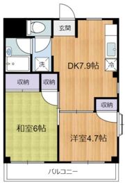 府中サンハイツの間取り画像