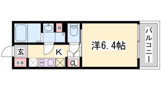 アスヴェル神戸元町Ⅱの間取り画像