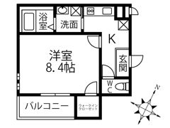 フルールコートの間取り画像