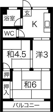 カヤノビルの間取り画像