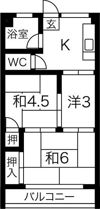 カヤノビルの間取り画像