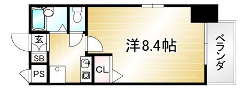エムエフ御所北の間取り画像