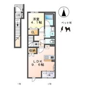 コンフォール門間Bの間取り画像