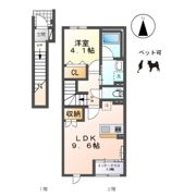 コンフォール門間Bの間取り画像
