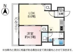 ラムール長田の間取り画像