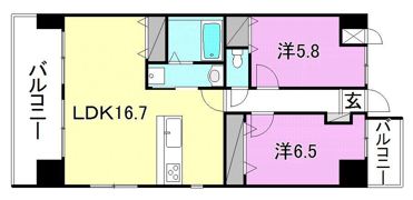 永田小坂ビルの間取り画像