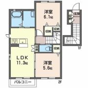 シャーメゾン宮前 Aの間取り画像