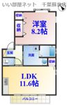 アゼリア壱番館の間取り画像