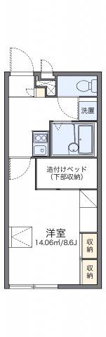 レオパレスジュネスKの間取り画像