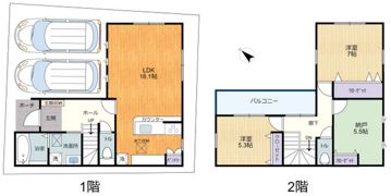 高須1丁目新築戸建借家の間取り画像