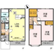 ラフィネ三橋 Cの間取り画像