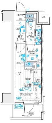 デュオステージ藤沢の間取り画像