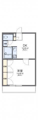 レオパレスマヒト‘97の間取り画像