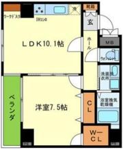 パークメゾンの間取り画像