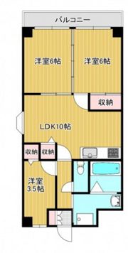 三篠北パークマンションの間取り画像