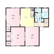 ウエスト リーブルの間取り画像