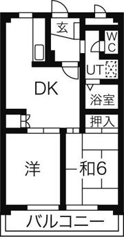 ヘルメス若宮の間取り画像