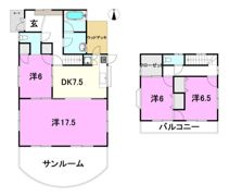中野ホーム枝松5丁目6‐21借家の間取り画像