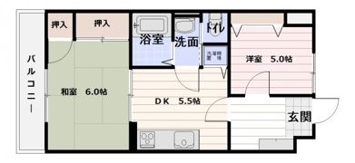 カサデエスタシオンの間取り画像