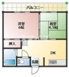 緑町 2DKの間取り画像