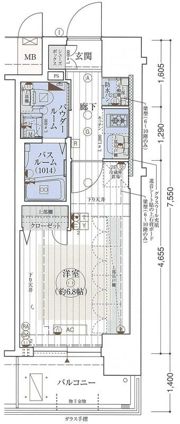 エステムコート梅田・天神橋IIIアヴァンテの間取り画像