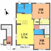 シャーメゾンエーデルハイムBの間取り画像