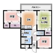 グリーンキャッスル稲田の間取り画像