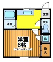 東田荘B棟の間取り画像