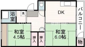 松富団地の間取り画像