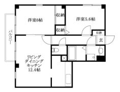 フォブール花の間取り画像