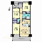 アルファステイツ中庄駅前Ⅲの間取り画像
