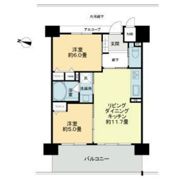 アルファステイツ中庄駅前Ⅲの間取り画像