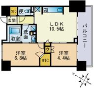 ルキシア薬院の間取り画像