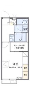 レオパレスヤチヨの間取り画像