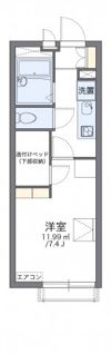 レオパレスリベル中浦和の間取り画像