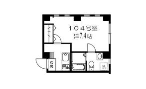 Ksフラットの間取り画像