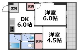 電気館ビルアポロハイツの間取り画像