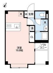 セルジュ水前寺の間取り画像