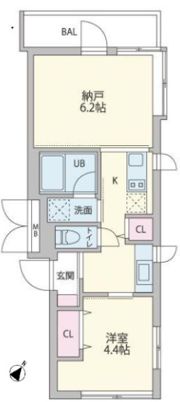 クーカイテラス代田橋の間取り画像