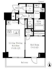 RESIDENCE 大鳥居の間取り画像