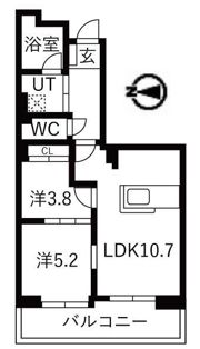 アクティ目黒駅前2号棟の間取り画像