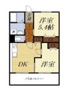パルティールⅡの間取り画像