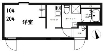 RSC羽田の間取り画像