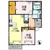 クオーレ A棟の間取り画像